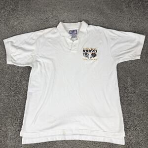 Vintage Oakland Raiders Tampa Bay Buccaneers SB XXXVII Shirt Mens L NFL Football